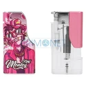 Bricheta antivant cu carcasa metalica Monkey King 2 Pink