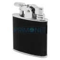 Bricheta din otel inoxidabil prevazuta cu arzator pe gaz marca Ronson Nostalgia Jet Black Matt