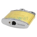 Bricheta Ronson Nostalgia Jet Gold Satin confectionata din otel si prevazuta cu 1 arzator