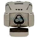 Bricheta pentru trabuc cu punch integrat Ronson Hurricane Grey Satin