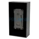 Bricheta trabuc Ronson Hurricane Gun Metal cu punch integrat pentru trabucuri
