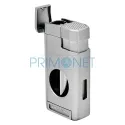 Bricheta pentru trabuc metalica Ronson Thunder Chrome cu cutter integrat