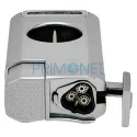 Bricheta pentru trabuc metalica Ronson Thunder Chrome cu cutter integrat