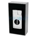 Bricheta pentru trabuc metalica Ronson Thunder Chrome cu cutter integrat
