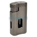 Bricheta pentru trabuc cu cutter integrat Ronson Thunder Gun Metal