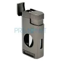 Bricheta pentru trabuc cu cutter integrat Ronson Thunder Gun Metal