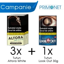 Campanie 3 x Altora White (30g) + 1 x Look Out (30g) Campanie 3 x Altora White (30g) + 1 x Look Out (30g)