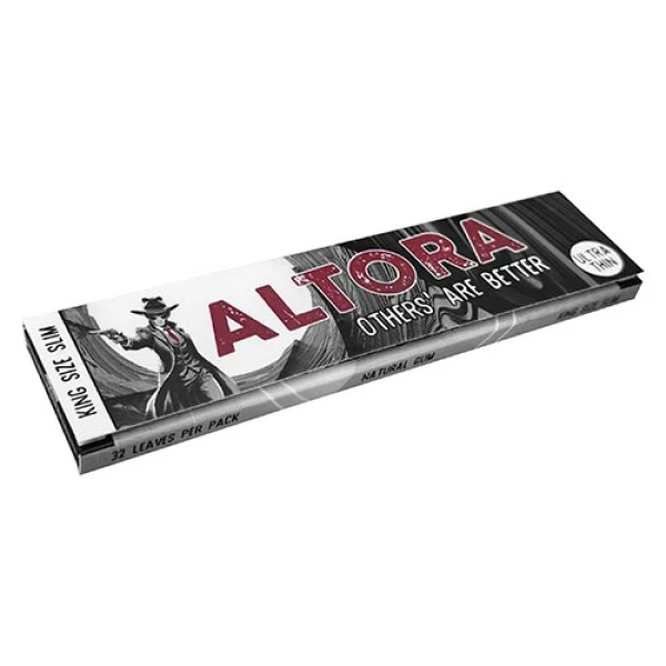 Foite Rulat Tutun Altora King Size Slim Film Noir (14 gsm) Foite Rulat Tutun Altora King Size Slim Film Noir (14 gsm)