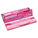 Pachet cu 32 foite king size de culoare roz Gizeh Pink Slim cu 16 filtre cu carbon activ