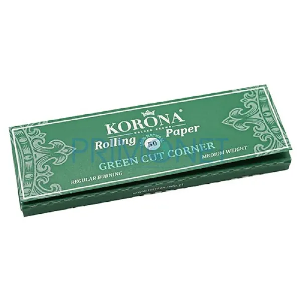 Foite Rulat Tutun Korona Green (18 gsm)