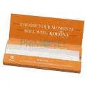 Foite pentru rulat tutun Korona Orange in pachet de 50 foite cu grosimea de 20,5 gsm