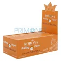 Foite pentru rulat tutun Korona Orange in pachet de 50 foite cu grosimea de 20,5 gsm
