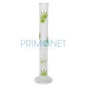 Bong din sticla Dreamliner 19 Green Leaf cu diametru de 40 mm