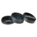 Grinder negru confectionat din metal cu 3 parti Dreamliner 33 Black