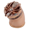 Grinder din metal cu sita si spatula marca Dreamliner 47 Spider Rose Gold