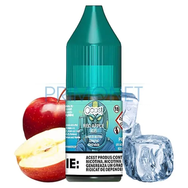 Lichid Oops Red Apple Ice - Salt 20mg (10ml)