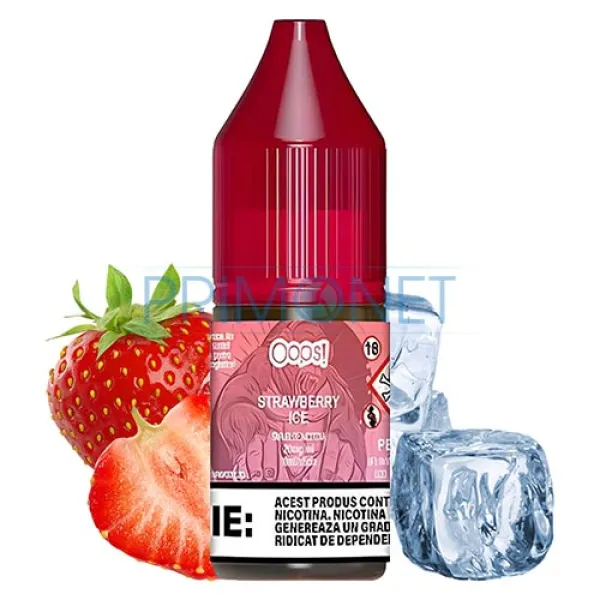 Lichid Oops Strawberry Ice - Salt 20mg (10ml)