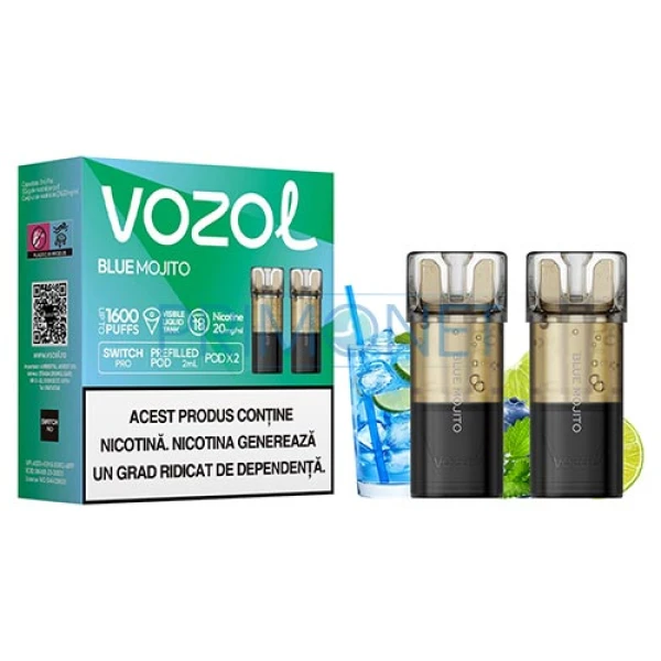 Cartus Vozol Switch Pro Blue Mojito (2 bucati)