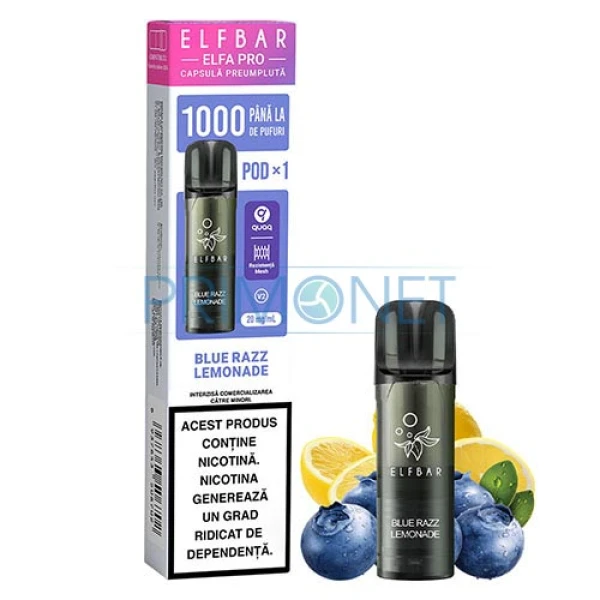 Cartus Elf Bar ELFA Pro Blue Razz Lemonade