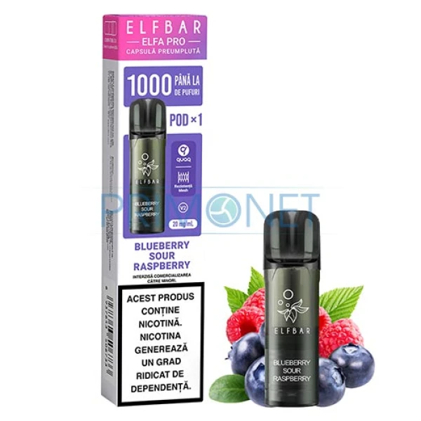 Cartus Elf Bar ELFA Pro Blueberry Sour Raspberry