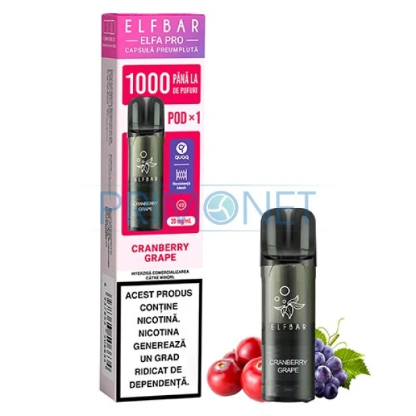 Cartus Elf Bar ELFA Pro Cranberry Grape