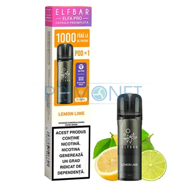 Cartus Elf Bar ELFA Pro Lemon Lime