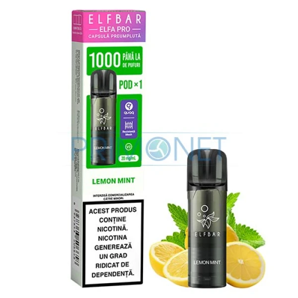 Cartus Elf Bar ELFA Pro Lemon Mint