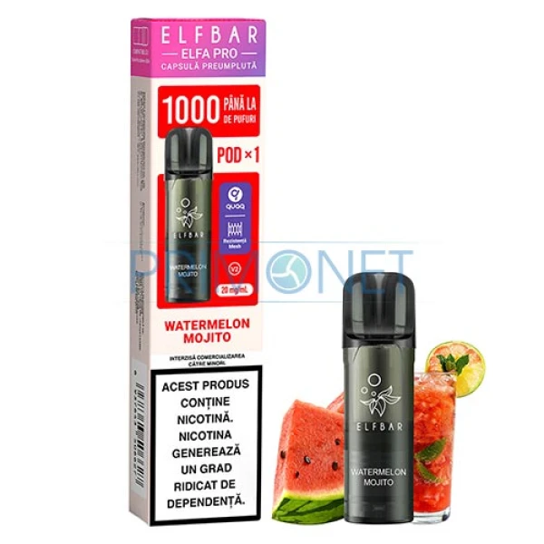 Cartus Elf Bar ELFA Pro Watermelon Mojito