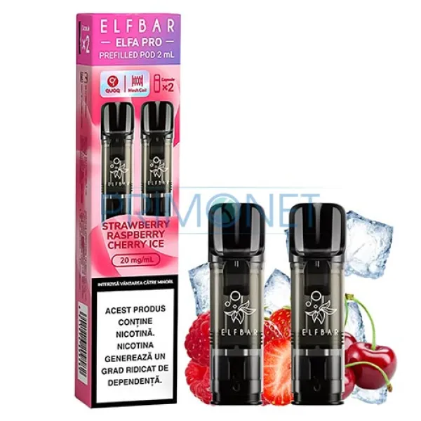 Elf Bar ELFA Pro Strawberry Raspberry Cherry Ice (2 capsule)