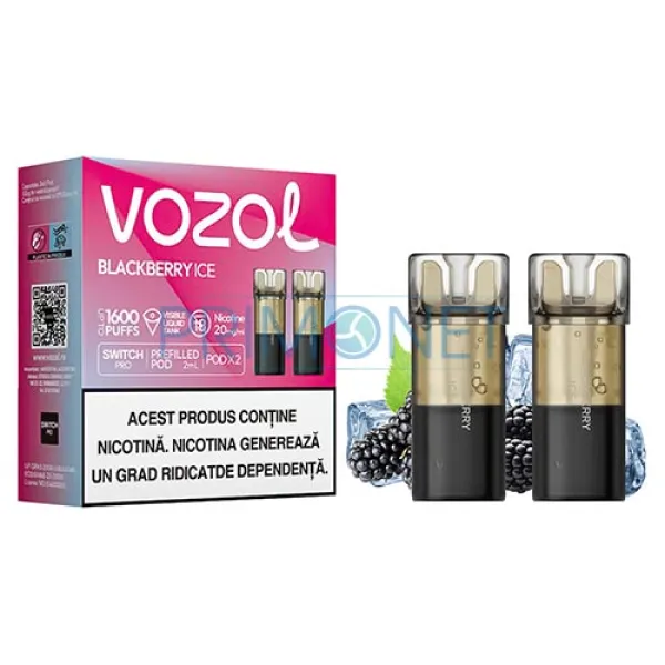 Cartus Vozol Switch Pro Blackberry Ice (2 bucati)