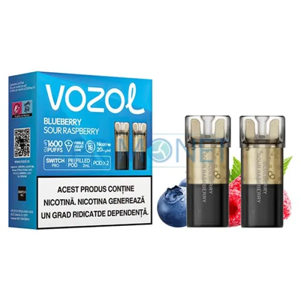 Cartus Vozol Switch Pro Blueberry Sour Raspberry (2 bucati)