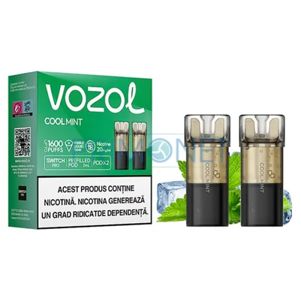 Cartus Vozol Switch Pro Cool Mint (2 bucati)