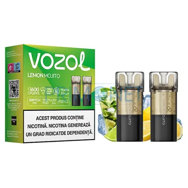 Cartus Vozol Switch Pro Lemon Mojito (2 bucati)