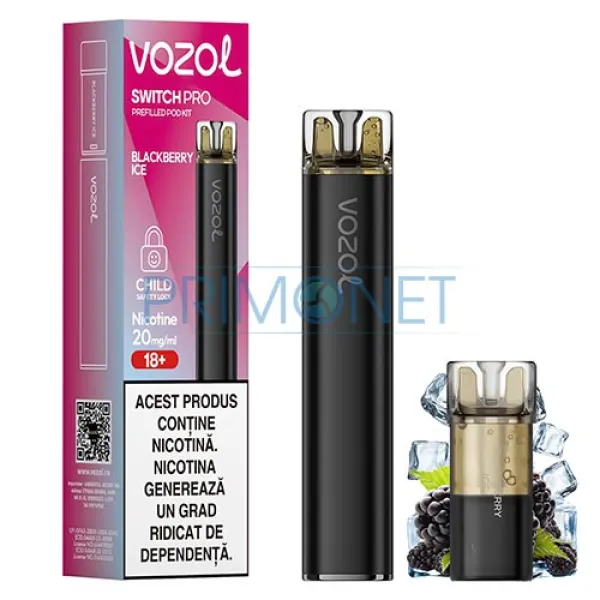 Kit Vozol Switch Pro Blackberry Ice (1 capsula)
