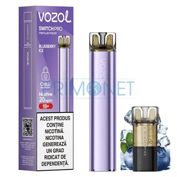 Kit Vozol Switch Pro Blueberry Ice (1 capsula)