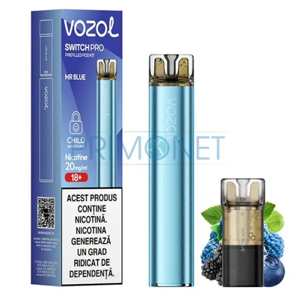Kit Vozol Switch Pro Mr Blue (1 capsula)