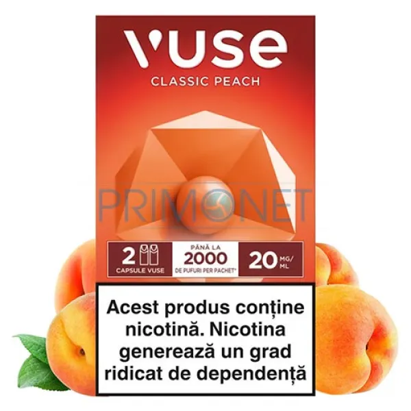 Capsule Vuse Classic Peach 20MG (2 capsule)