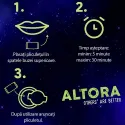 Pouch cu nicotina cu gust de zmeura albastra si gheata racoritoare Altora Blue Raspberry Ice Galaxy Strong 19 mg/pouch