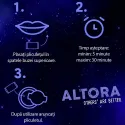 Pouch cu nicotina cu gust de afine si gheata racoritoare Altora Blueberry Ice Galaxy Strong 19 mg/pouch