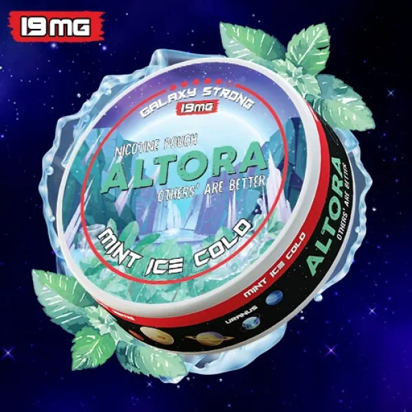 Pouch nicotina Altora Mint Ice Cold Galaxy Strong (19 mg/pouch)