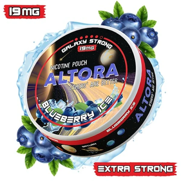 Pouch nicotina Altora Blueberry Ice Galaxy Strong (19 mg/pouch)