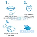 Cutie cu 20 pouch-uri Iceberg Arasaka cu nicotina de 28 mg/g cu aroma de piersici
