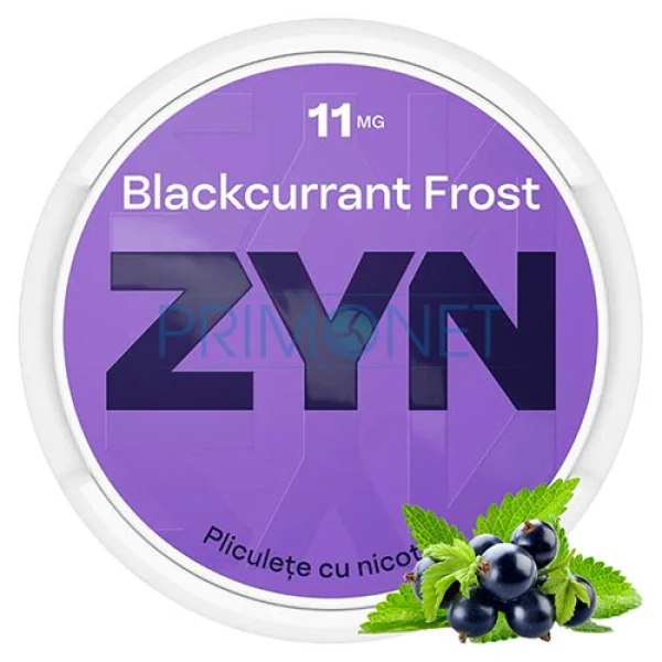 Pouch nicotina ZYN Blackcurrant Frost (11 mg/pouch)