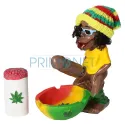 Scrumiera din polirasina Angel 10 Rasta model funny