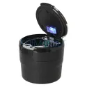 Scrumiera auto din plastic culoare negru cu LED