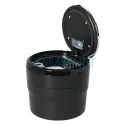 scrumiera auto din plastic rezistent de culoare gri cu LED