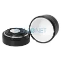 scrumiera auto din plastic rezistent de culoare gri cu LED