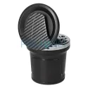 Scrumiera auto Black Carbon cu led pentru iluminare