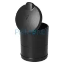Scrumiera auto din plastic de calitate de culoare negru Simple Black