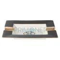 Scrumiera pentru trabuc Angelo Black Gold confectionata din ceramica